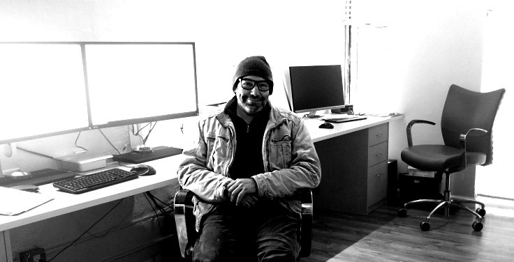 Abel Hurtix at the LightScaper design studio